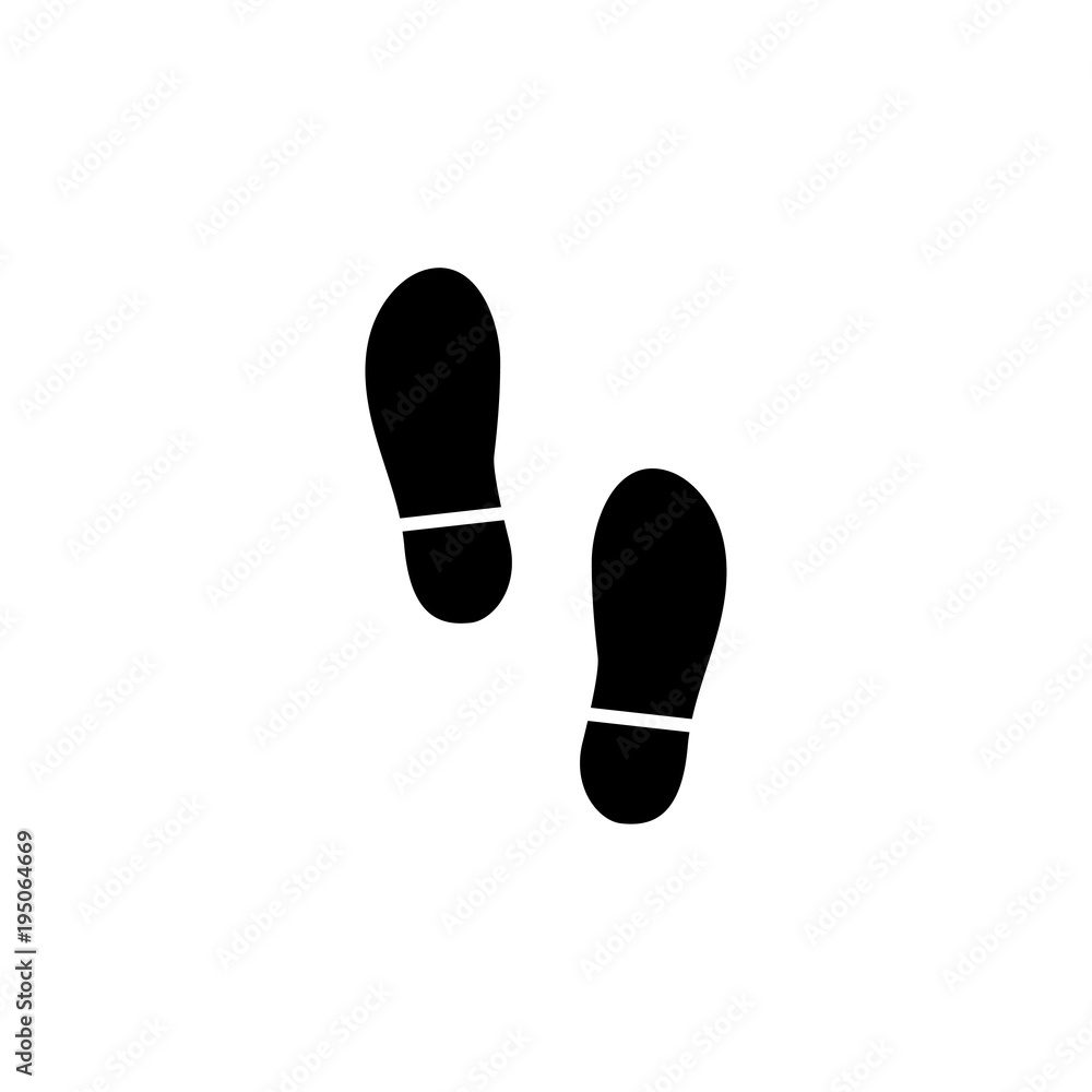 Shoes vector icon. Simple flat symbol on white background Shoes vector icon. Simple flat symbol on white background