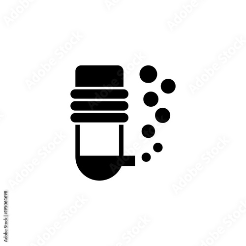 Aquarium oxygen filter vector icon. Simple flat symbol on white background