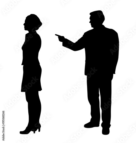 Man emotionally abusing woman