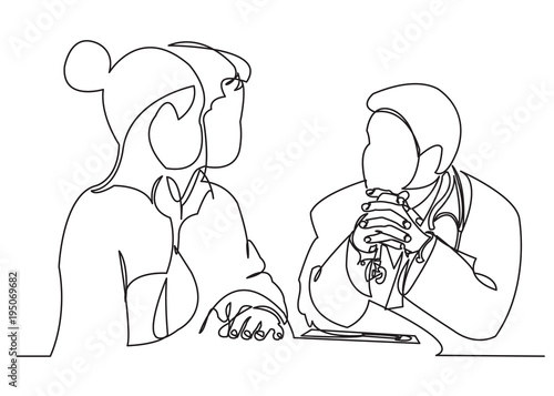 pregnant woman at a doctor's appointment