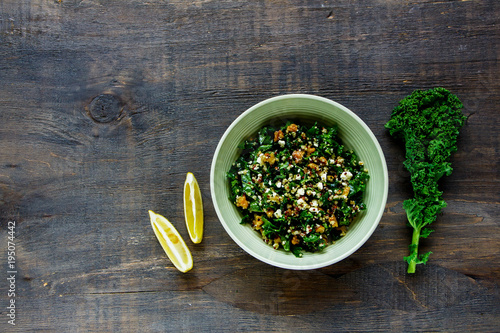 Kale and quinoa salad