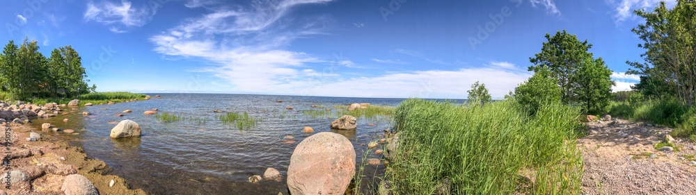 Obraz premium Panoramic view of Altja coastline, Estonia