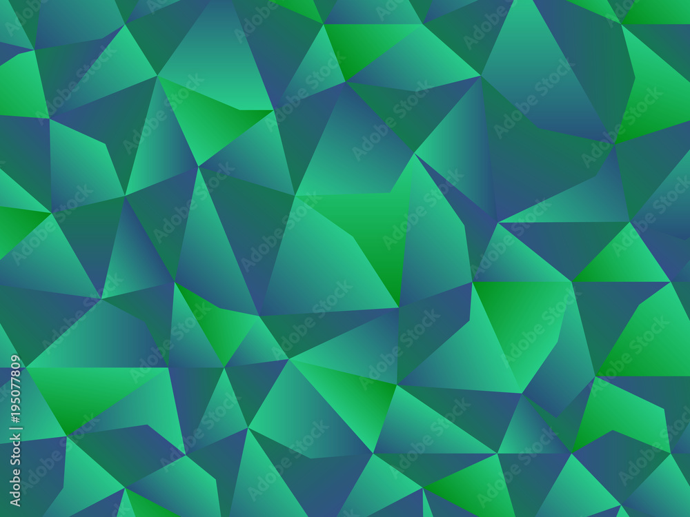 abstract green low polygon abstract green low polygon