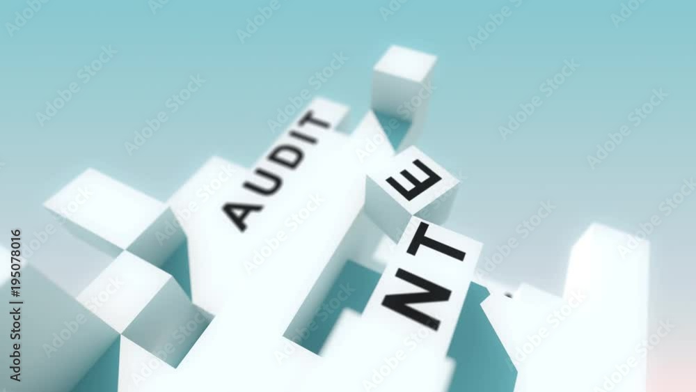 ISO 22000 words animated with cubes ISO 22000 words animated with cubes
