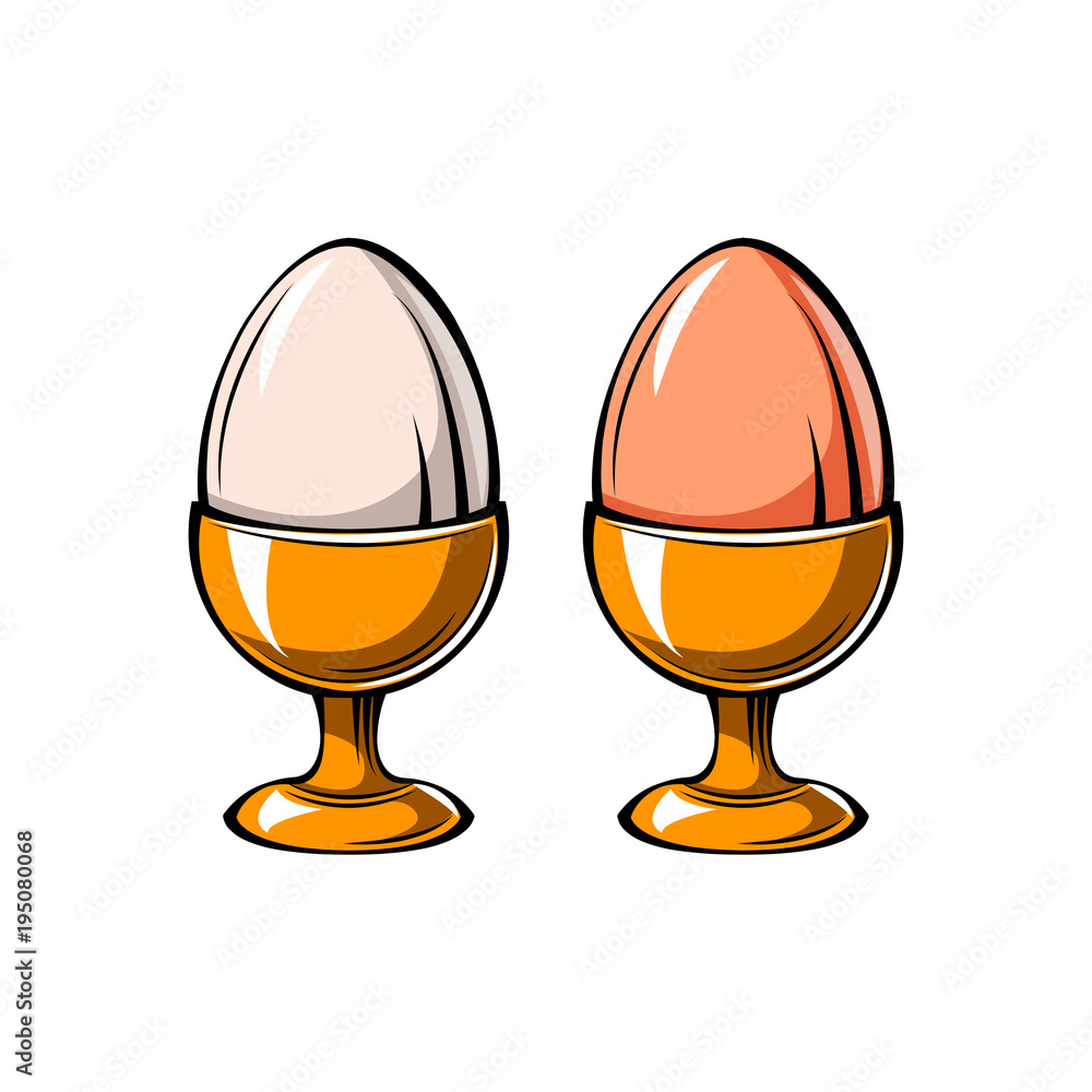Eggs Holder icon. Eggs-cup. Vector illustration. Eggs Holder icon. Eggs-cup. Vector illustration.