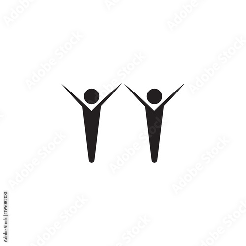 raised hands icon. Detailed icon of friendship and relationships icon. Premium quality graphic design. One of the collection icon for websites, web design, mobile app