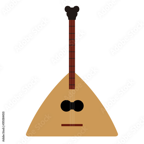 Isolated balalaika icon. Musical instrument
