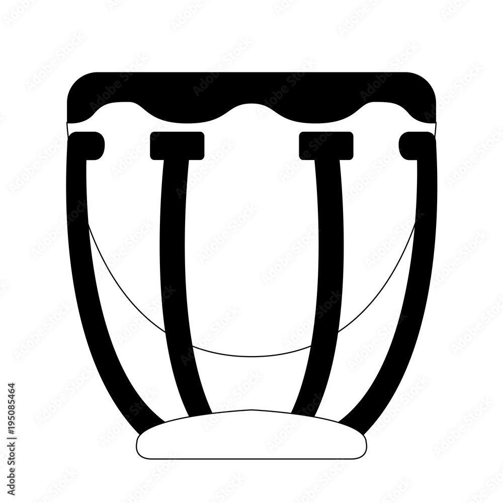 Isolated drum icon. Musical instrument Isolated drum icon. Musical instrument