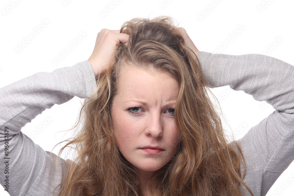 Fototapeta premium Caucasian young woman