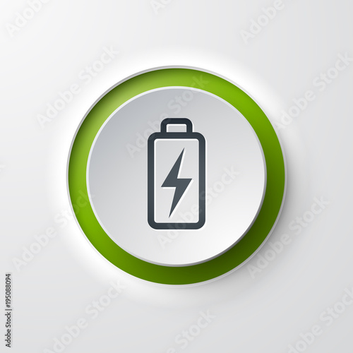 icône bouton Pile Energie