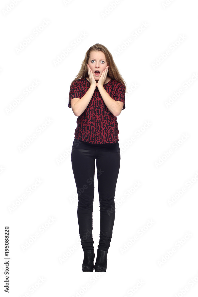 Caucasian young woman Caucasian young woman