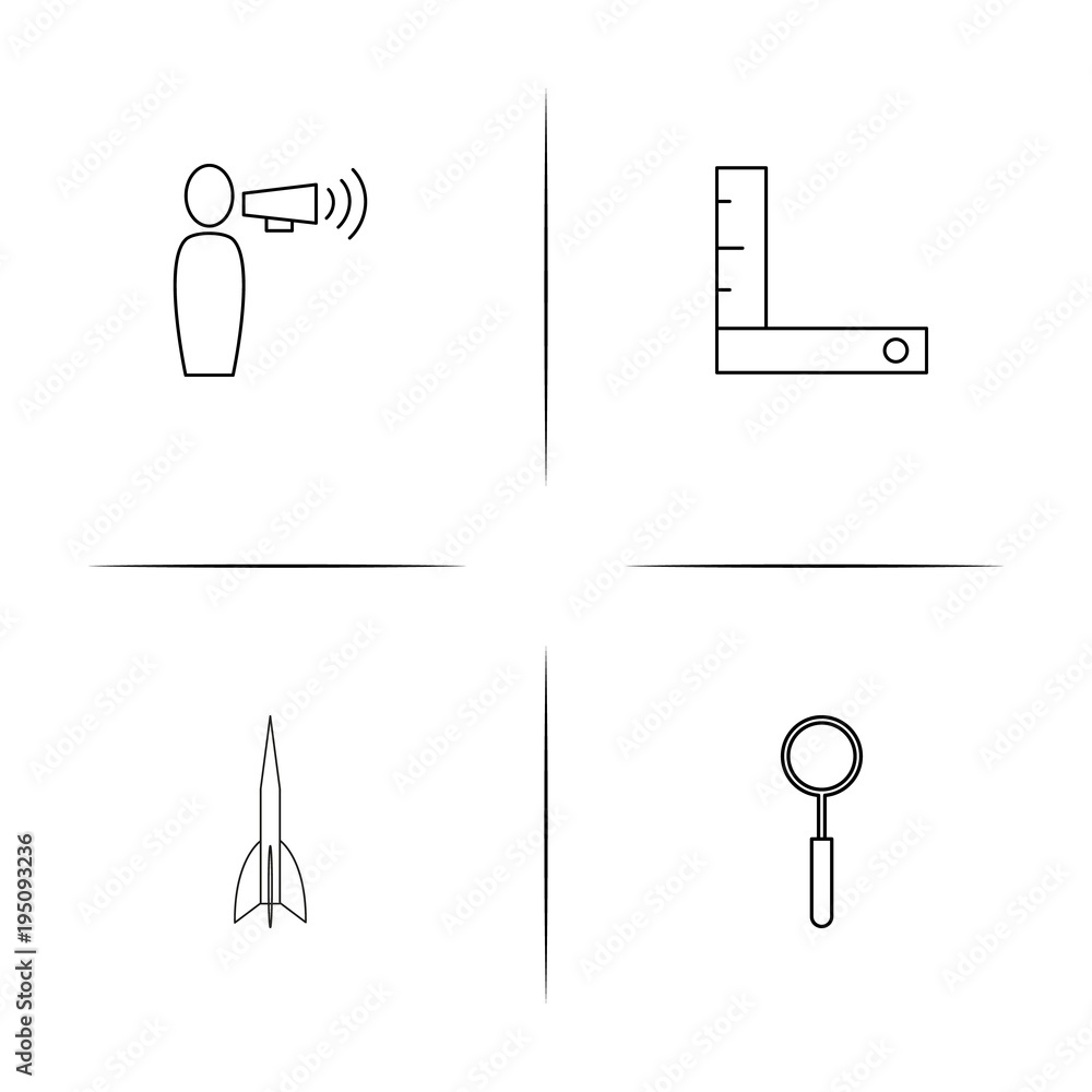 Web And Text simple linear icon set.Simple outline icons Web And Text simple linear icon set.Simple outline icons