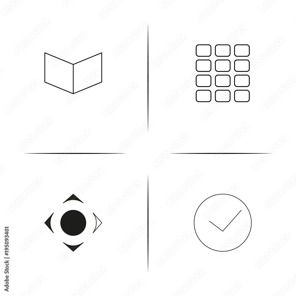 Web And Text simple linear icon set.Simple outline icons Web And Text simple linear icon set.Simple outline icons