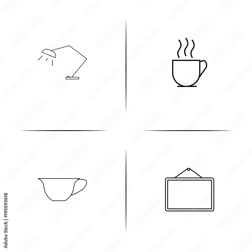 Home Appliances And Equipment simple linear icon set.Simple outline icons Home Appliances And Equipment simple linear icon set.Simple outline icons