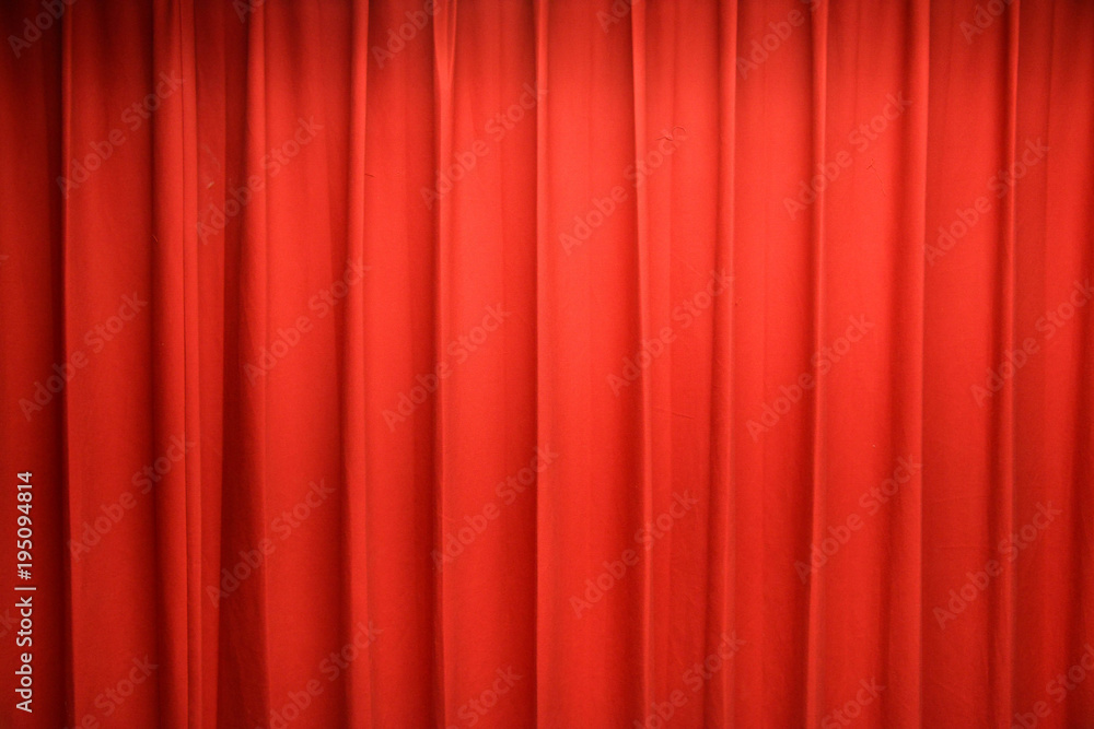 curtain on red background curtain on red background