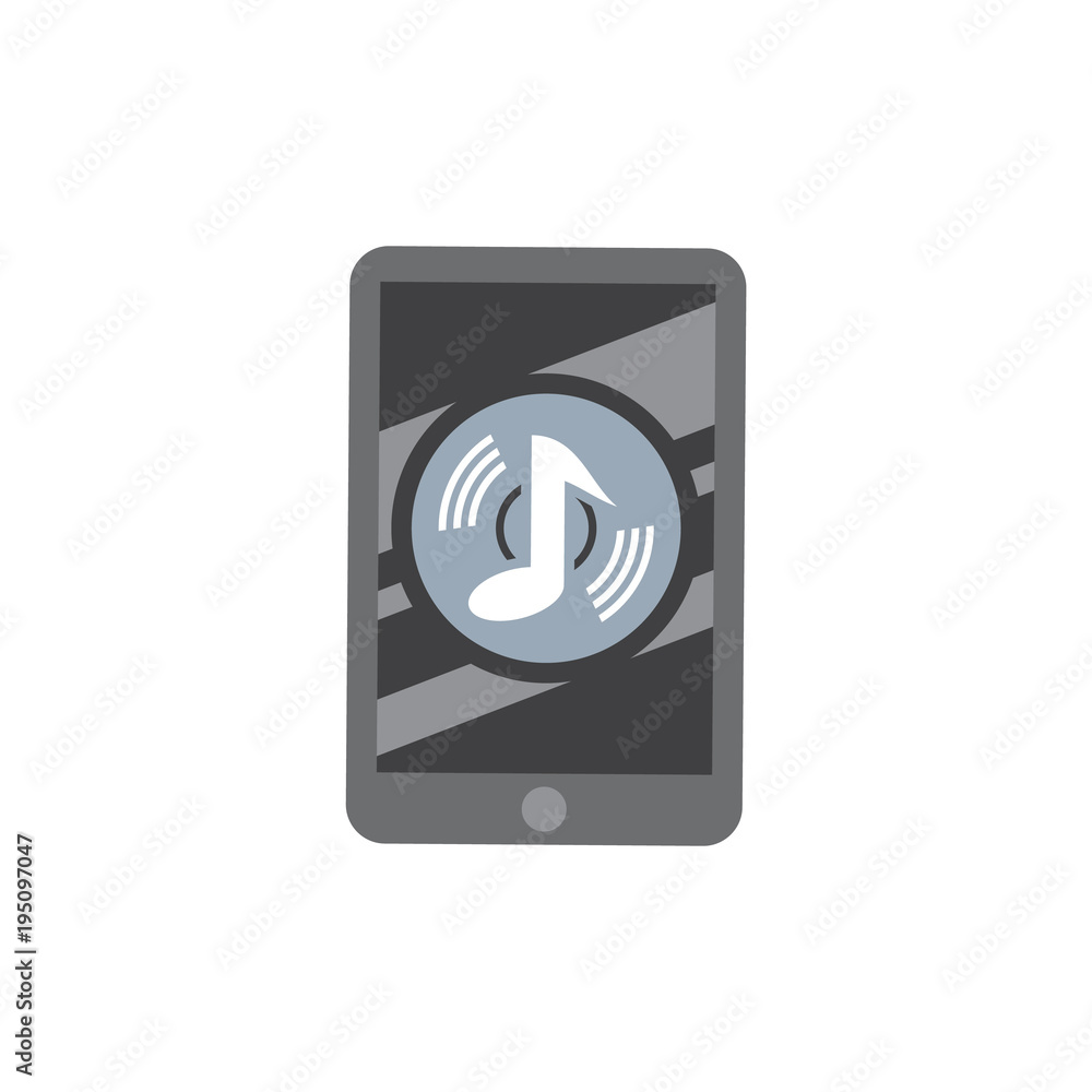 Music Mobile Logo Icon Design