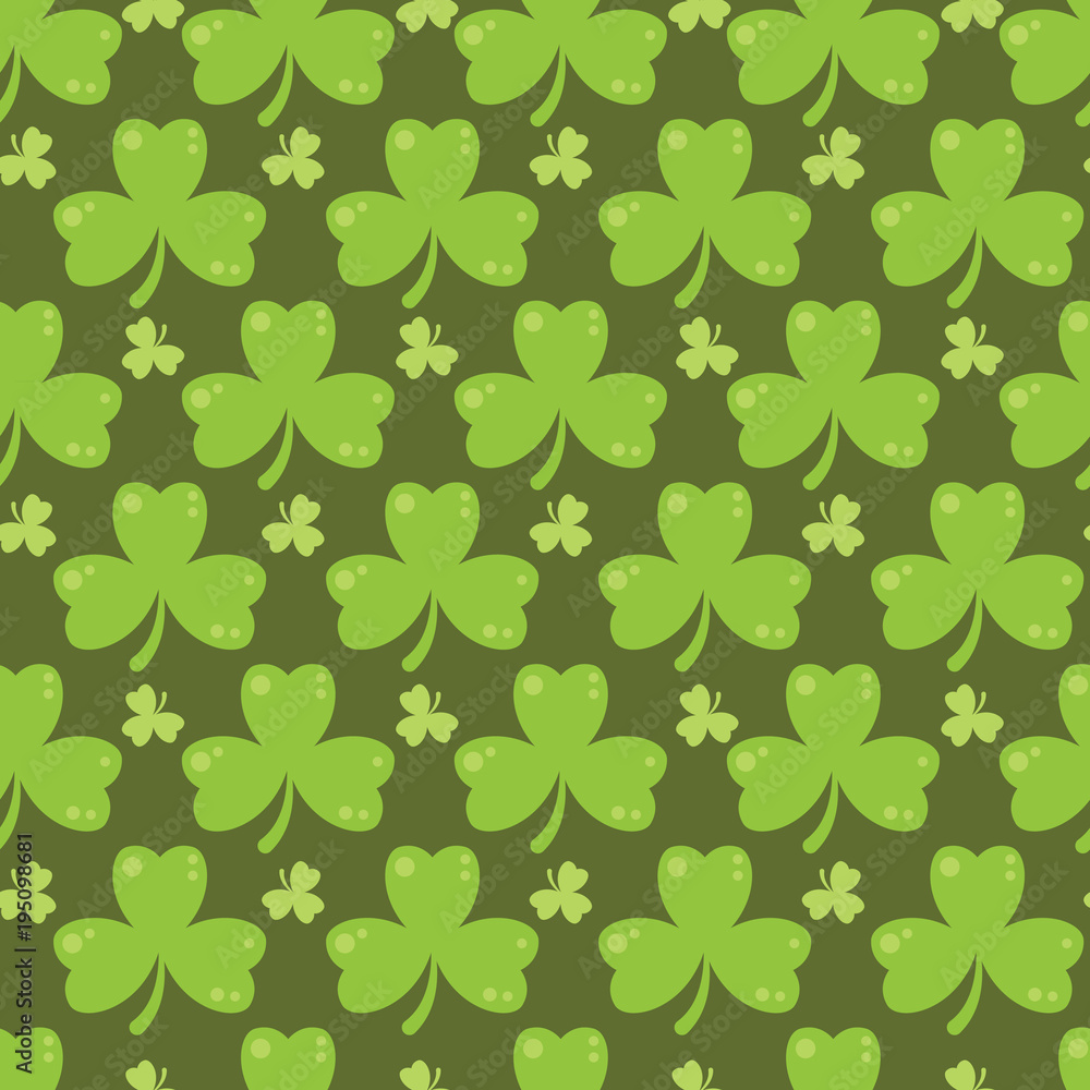 Clover Leaf Seamless Pattern Clover Leaf Seamless Pattern