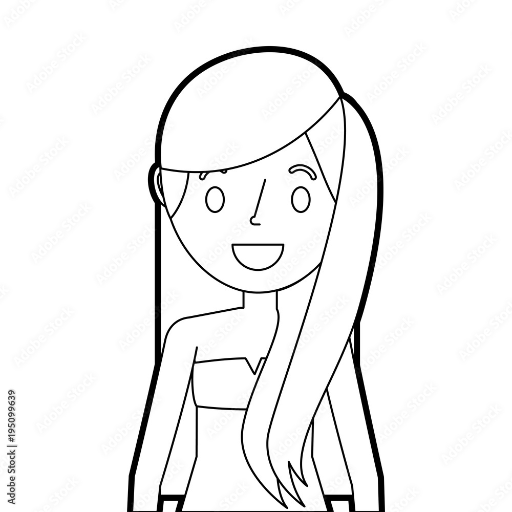 portrait smiling woman with swimsuit portrait smiling woman with swimsuit