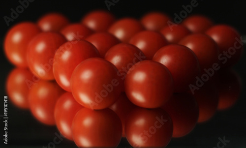 Red cherry tomatoes. Fresh tomatoes. 