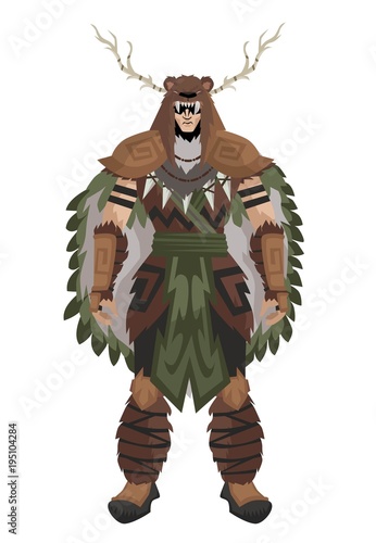 Obraz na plátně druid powerful character