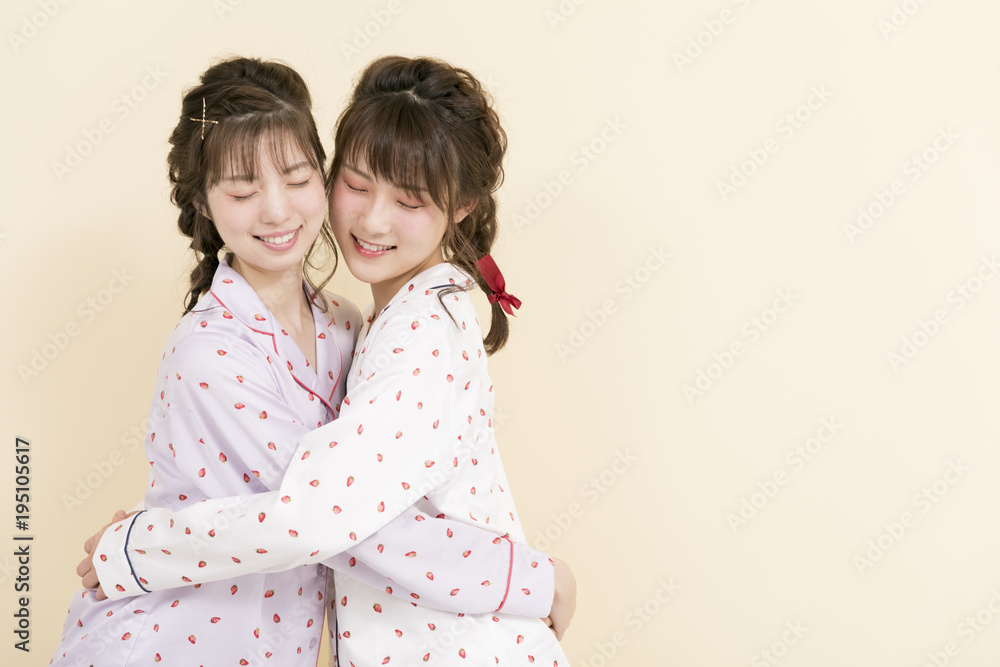 パジャマの女性 パジャマの女性