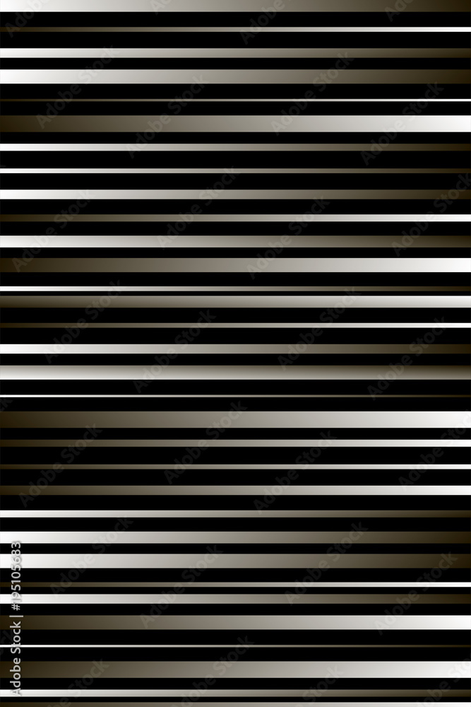 Fototapeta premium Striped monochrome black and white gradient background. You can extend infinitely left and right.