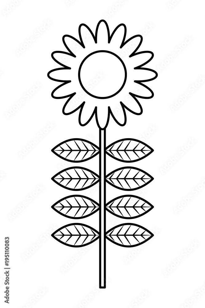 flower leave decoration natural icon flower leave decoration natural icon