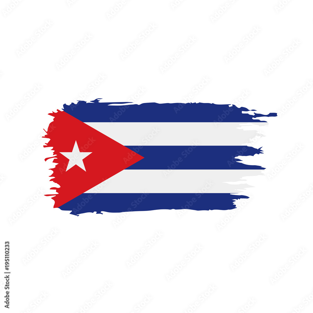 Cuba flag, vector illustration Cuba flag, vector illustration
