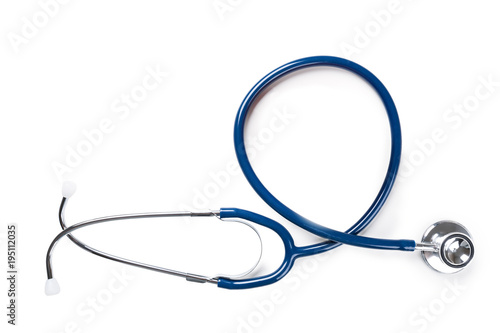 Doctor stethoscope on white background