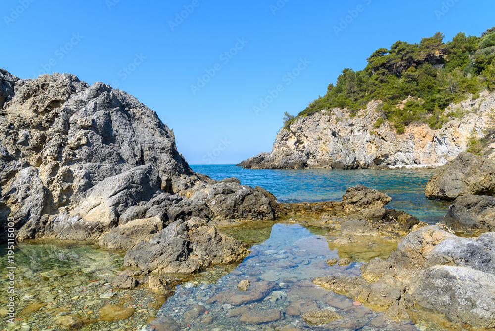 Talamone coast, Grosseto province, Tuscany, Italy