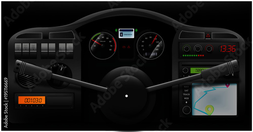 Bus cockpit