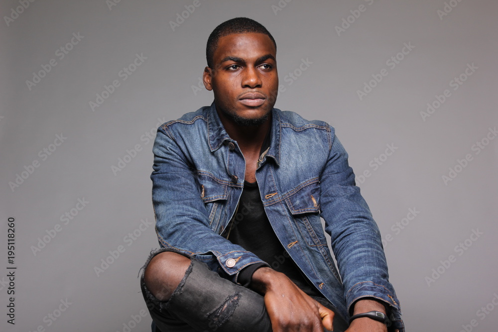 Fototapeta premium Black man