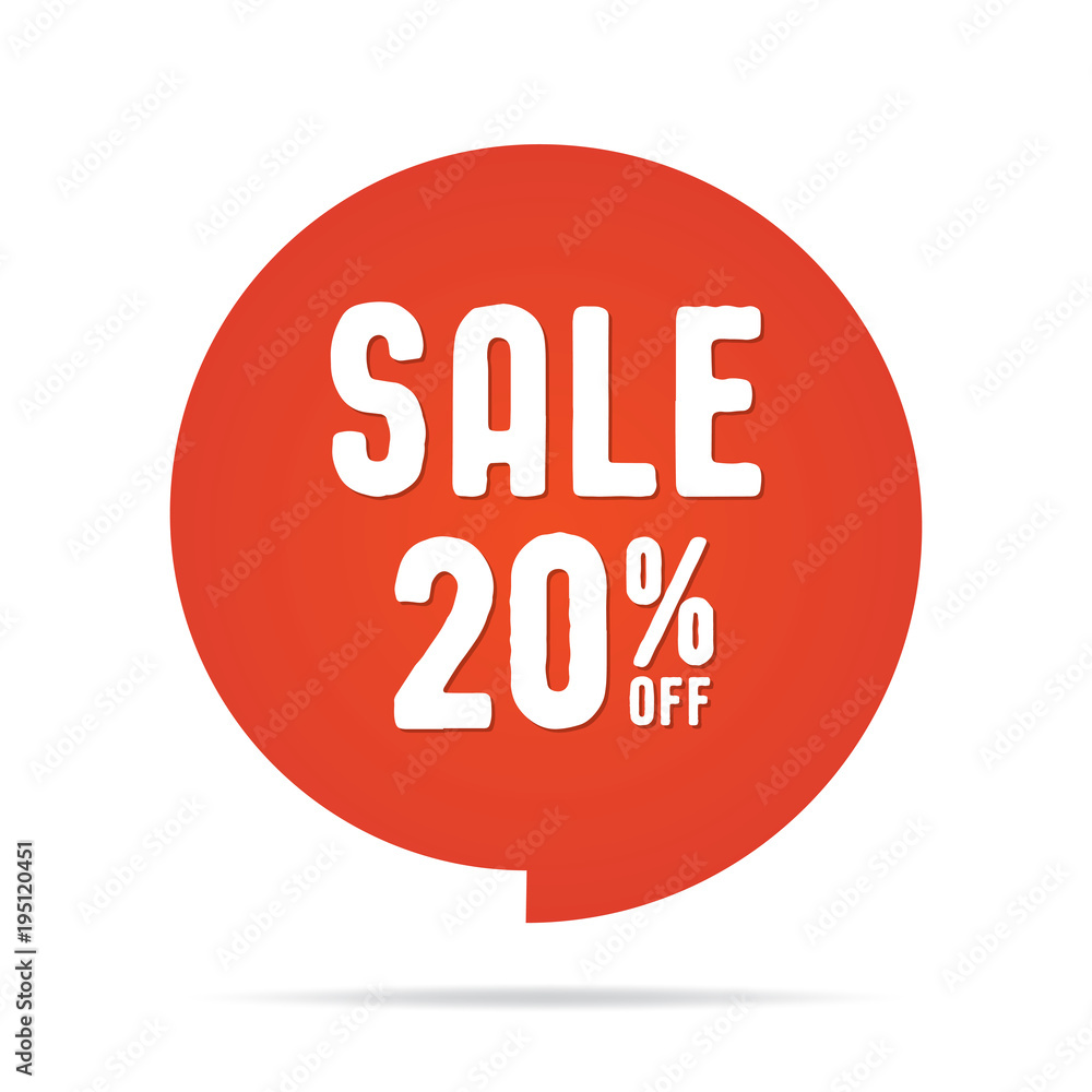 Vol.5 Sale sign set red 20 percent heading design for banner or poster. Sale and Discounts Concept. Vector illustration. Vol.5 Sale sign set red 20 percent heading design for banner or poster. Sale and Discounts Concept. Vector illustration.