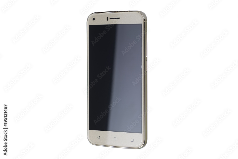 Black screen of smartphone isolated on white background Black screen of smartphone isolated on white background
