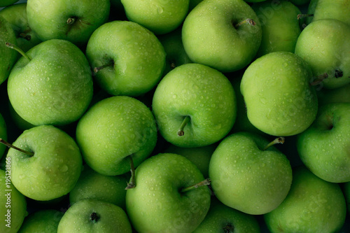 Fresh green apples -  source of vitamins 