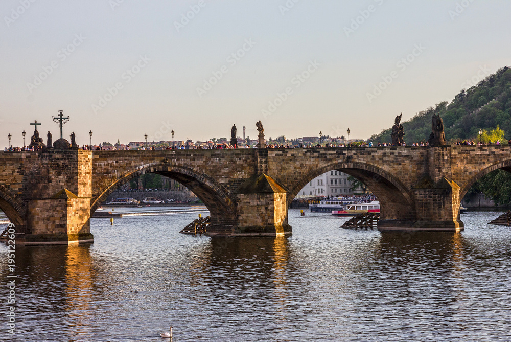 Prague Charles bridge, Czech Republic