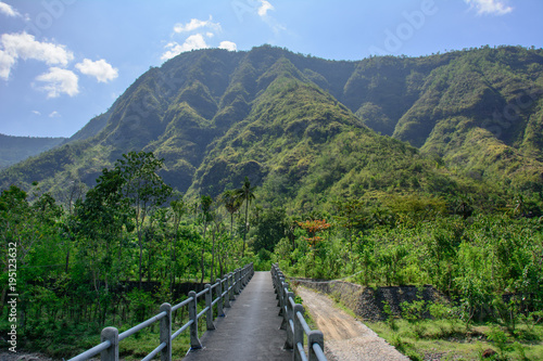 Mountain road in Bali, Indonesia