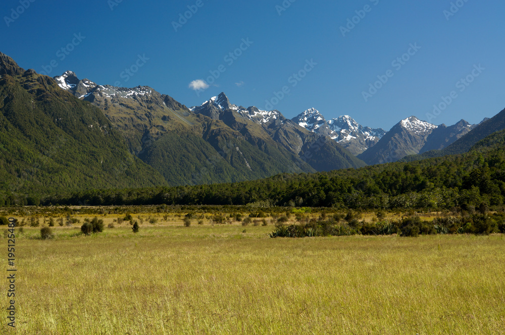 Eglinton Valley, Fiordland National Park, New Zealand