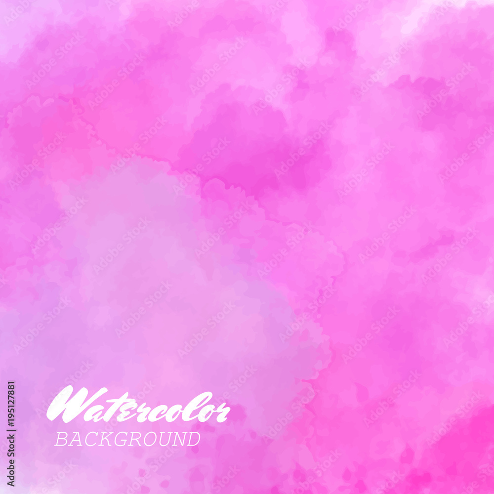 Light pink watercolor paper background.