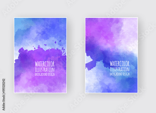 Watercolor design banners © sdmix