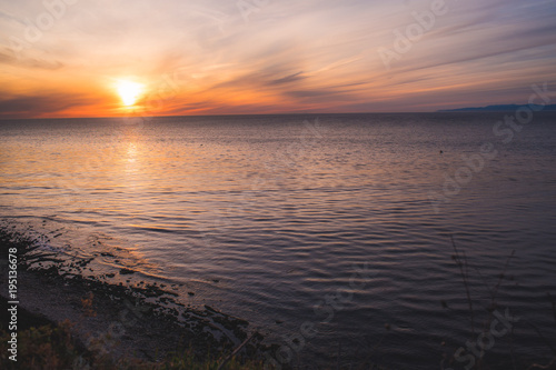 Cliffside Sunset at the Sea