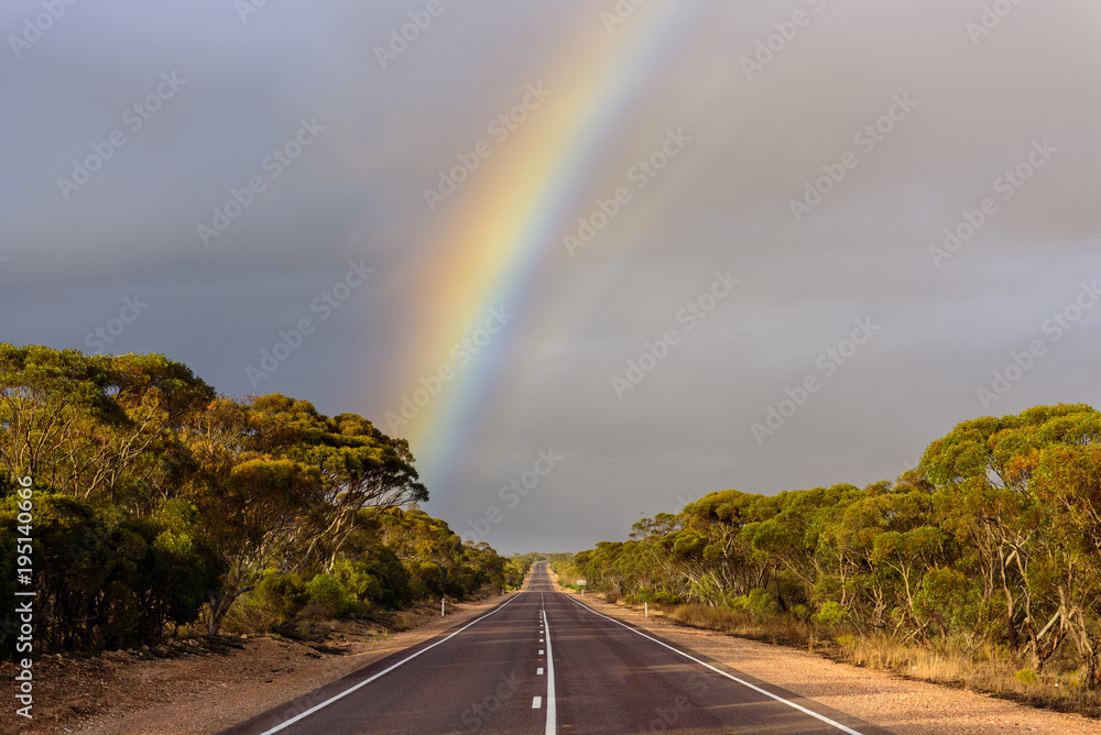 Rainbow Over Highway