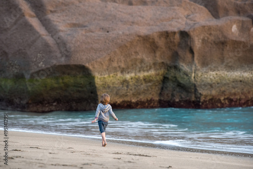 Child on beach