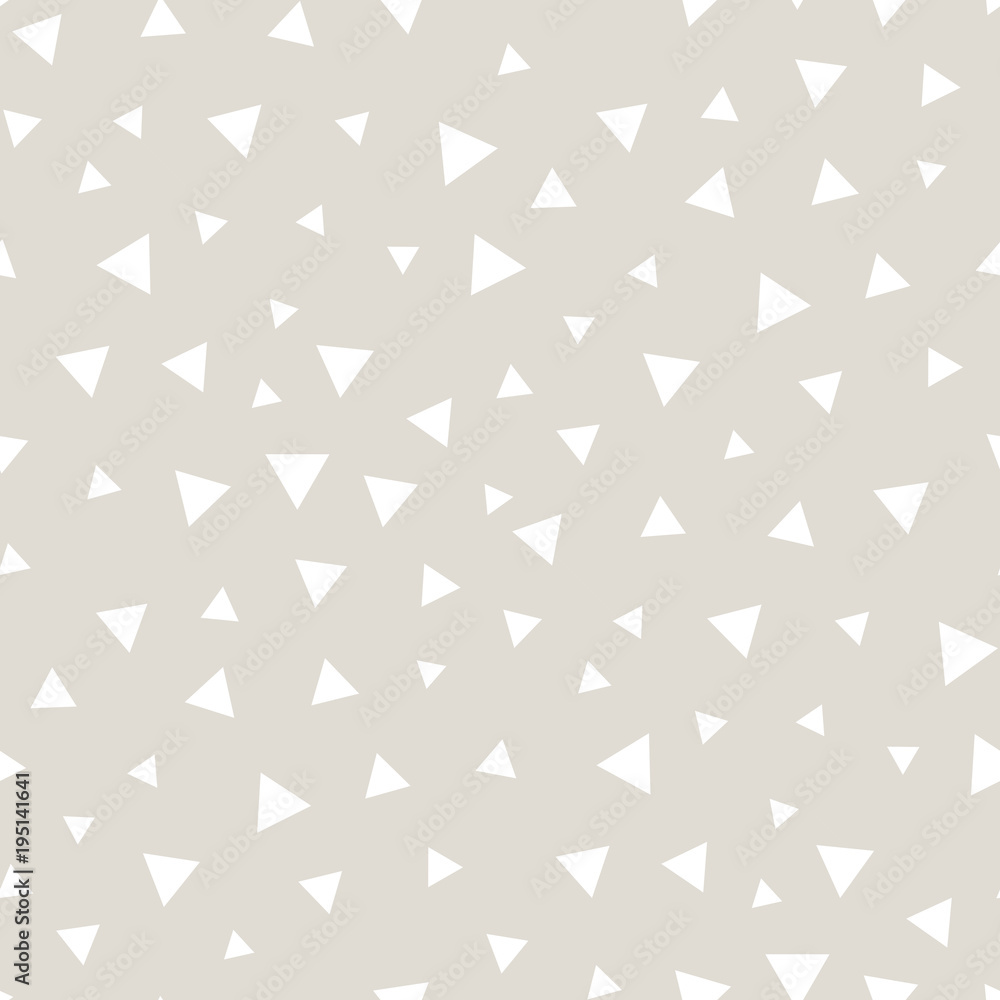 Fototapeta premium memphis style triangle seamless pattern