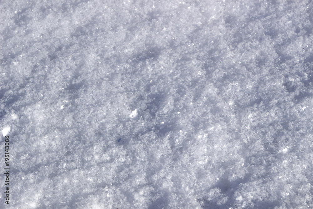 Obraz premium Sparkling white snow