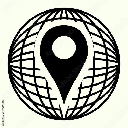 map, world, wep and location icon photo