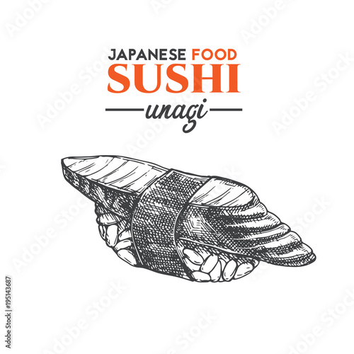 Unagi sushi.