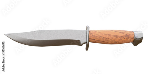Canvastavla 3d rendering bowie knife
