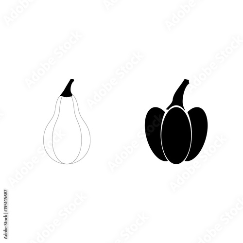 icon Fruits And Vegetables with vegetable, spic, cucurbit, vitamin and bush pumpkin
