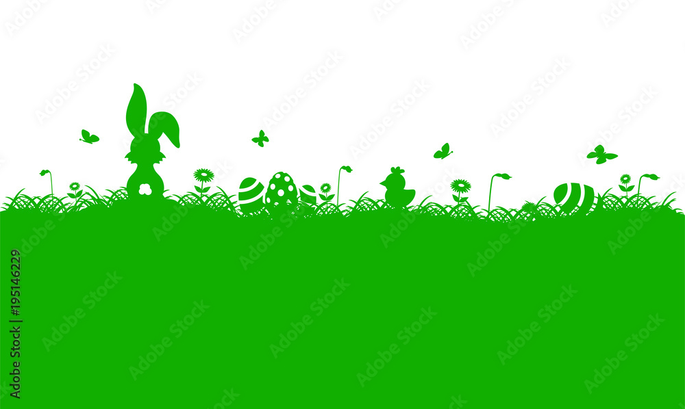 Ostern Hintergrund Osterhase Ostereier Kücken Ostern Hintergrund Osterhase Ostereier Kücken